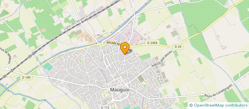 localisation de l'entreprise HIP HOP  MAUGUIO