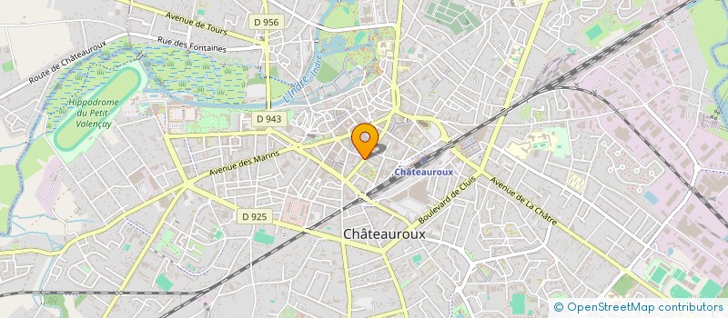 localisation de l'entreprise HIP HOP COMBACK à CHATEAUROUX