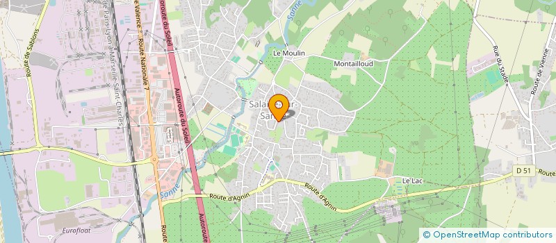 localisation de l'entreprise HIP HOP CONCEPT LE SEMA  SALAISE-SUR-SANNE