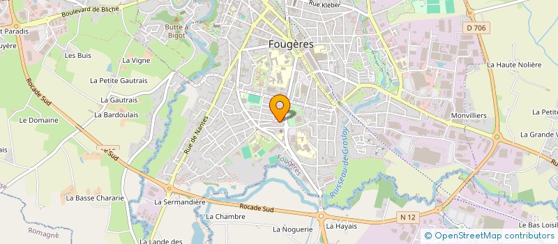 localisation de l'entreprise HIP HOP EVOLUTION à FOUGERES