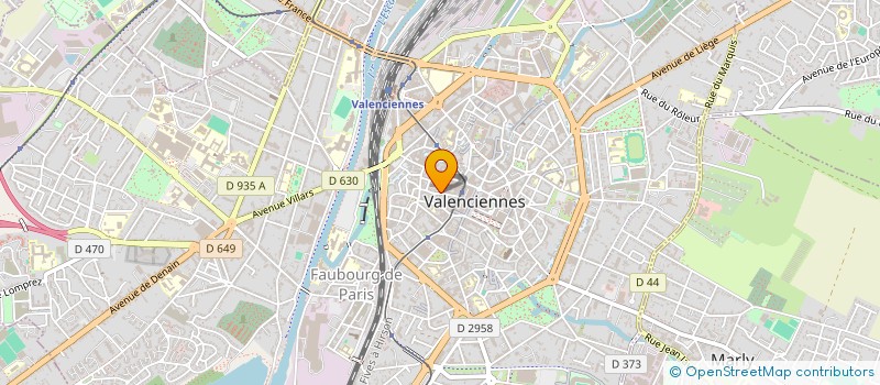 localisation de l'entreprise HIP HOP NON STOP à VALENCIENNES