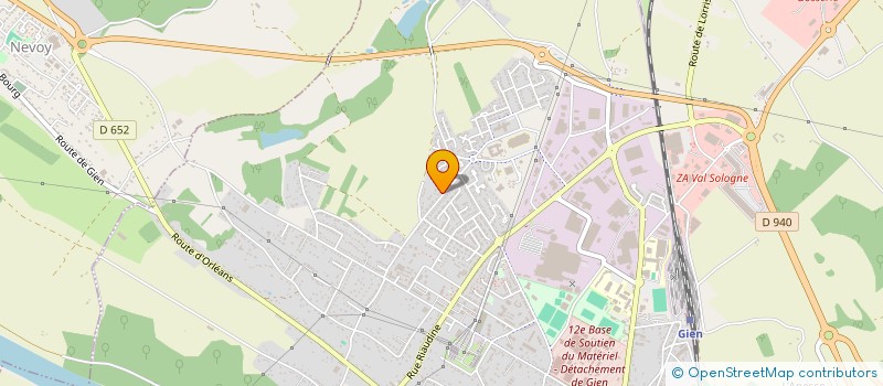 localisation de l'entreprise HIP-HOPMANIA  GIEN