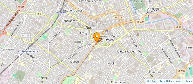 localisation de l'entreprise HIP'S  ROUBAIX