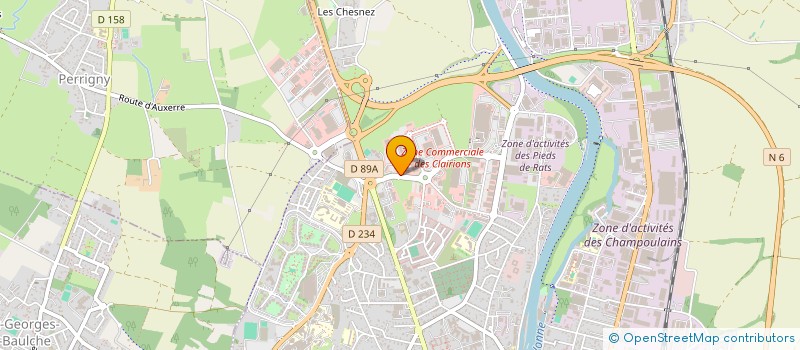 localisation de l'entreprise HIPAUX à AUXERRE