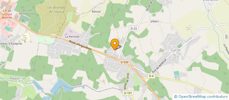 localisation de l'entreprise HIPEC  GARAT