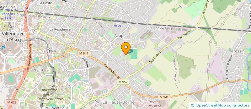 localisation de l'entreprise HIPNOS à VILLENEUVE-D'ASCQ