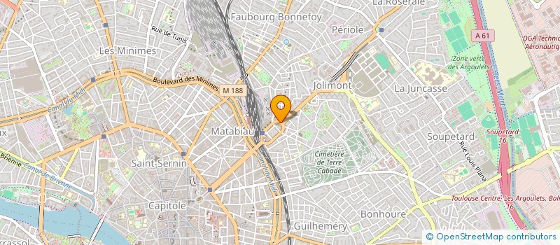 localisation de l'entreprise HIPOLITO à TOULOUSE