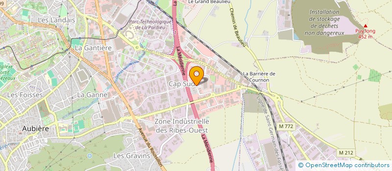 localisation de l'entreprise HIPP.63  AUBIERE