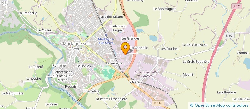 localisation de l'entreprise HIPPE  MORTAGNE-SUR-SEVRE