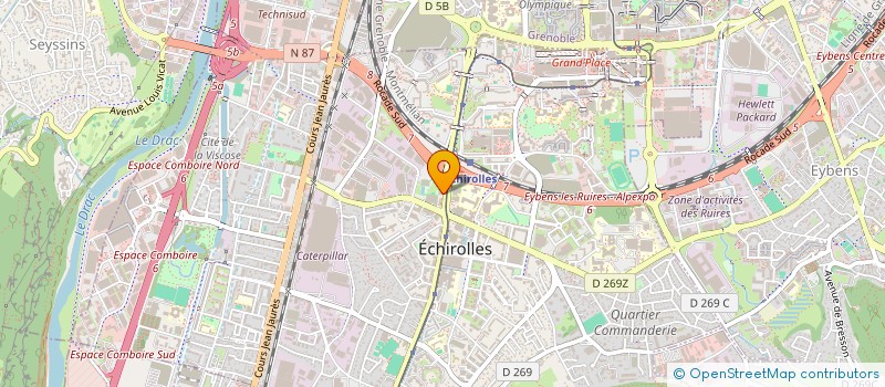 localisation de l'entreprise HIPPECHI à ECHIROLLES