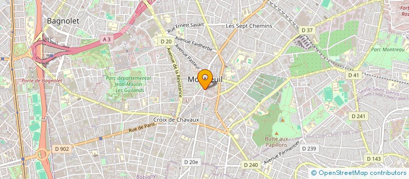 localisation de l'entreprise HIPPIAS à MONTREUIL