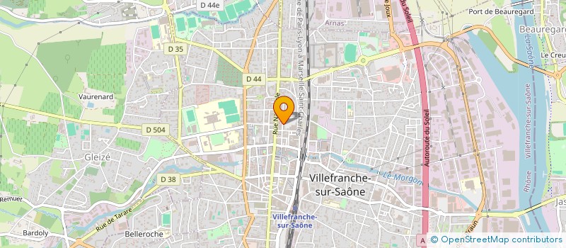 localisation de l'entreprise HIPPIQU ATOUT à VILLEFRANCHE-SUR-SAONE