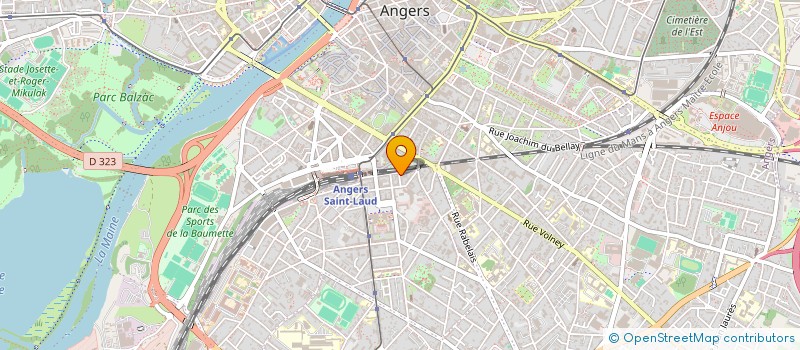 localisation de l'entreprise HIPPO à ANGERS