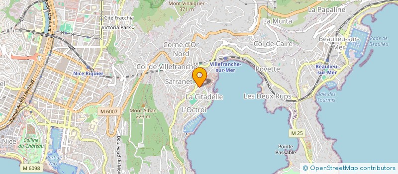 localisation de l'entreprise HIPPO BOX à VILLEFRANCHE-SUR-MER