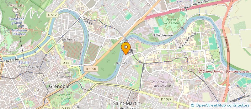 localisation de l'entreprise HIPPO-CAMPE à SAINT-MARTIN-D'HERES