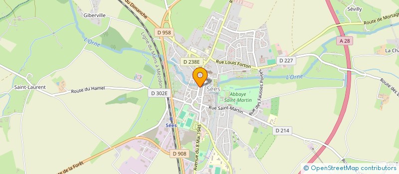 localisation de l'entreprise HIPPO'GRIFFE à SEES