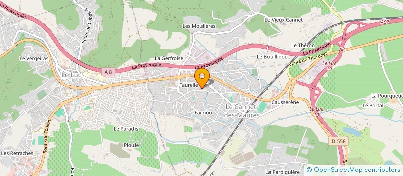localisation de l'entreprise HIPPO NET à LE CANNET-DES-MAURES