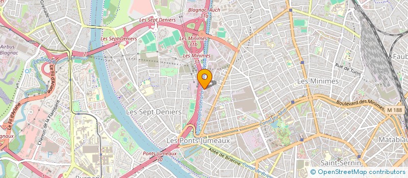localisation de l'entreprise HIPPOCAMPE à TOULOUSE