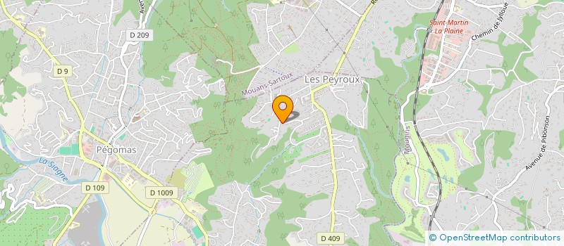 localisation de l'entreprise HIPPOCAMPE à LA ROQUETTE-SUR-SIAGNE