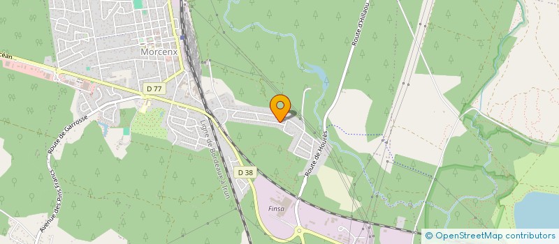 localisation de l'entreprise HIPPOCAMPE  MORCENX-LA-NOUVELLE