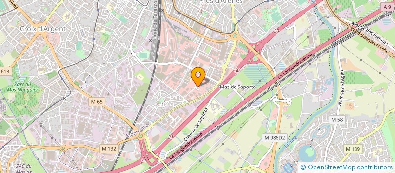 localisation de l'entreprise HIPPOCAMPE à MONTPELLIER