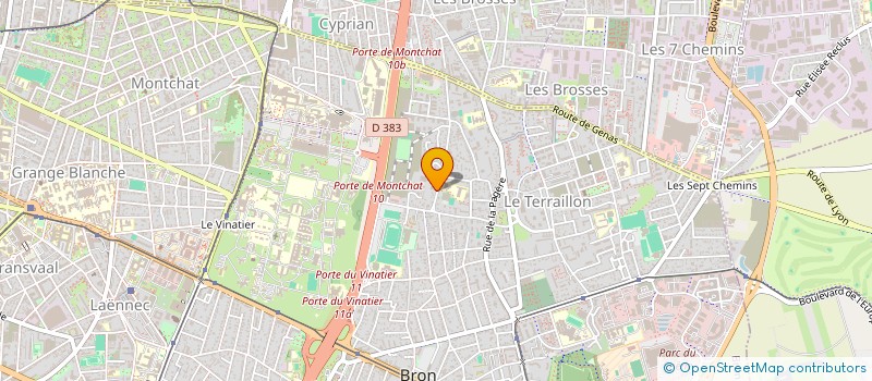 localisation de l'entreprise HIPPOCAMPE  BRON