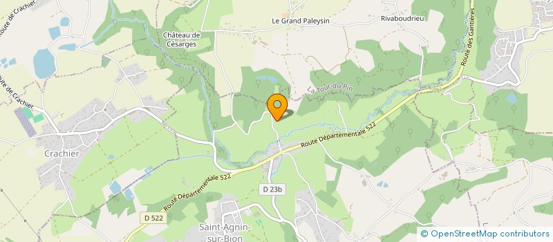 localisation de l'entreprise HIPPOCAMPE  SAINT-AGNIN-SUR-BION