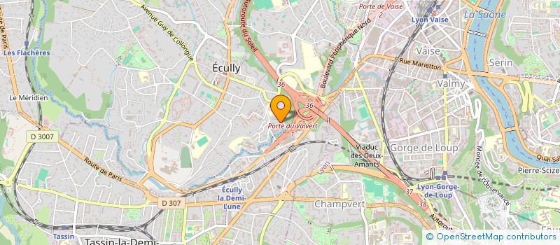 localisation de l'entreprise HIPPOCAMPE  ECULLY