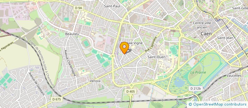 localisation de l'entreprise HIPPOCAMPE DU LOUP à CAEN