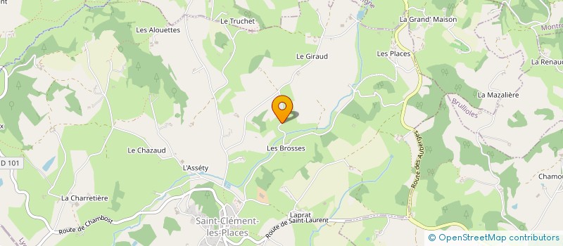 localisation de l'entreprise HIPPOCAMPE IMMOBILIER  SAINT-CLEMENT-LES-PLACES