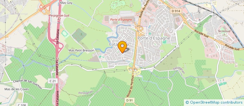 localisation de l'entreprise HIPPOCAMPE PLONGEE  PERPIGNAN