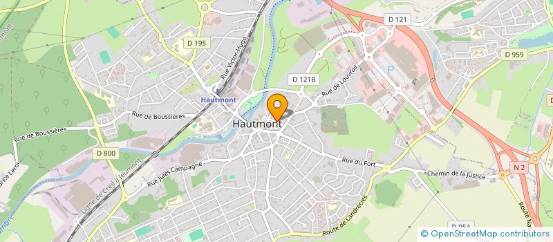 localisation de l'entreprise HIPPOCAMPES HAUTMONTOIS à HAUTMONT