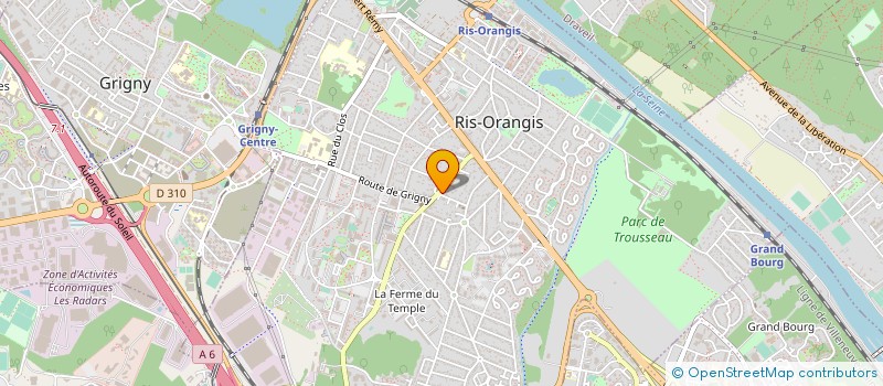 localisation de l'entreprise HIPPOCONCEPT à RIS-ORANGIS