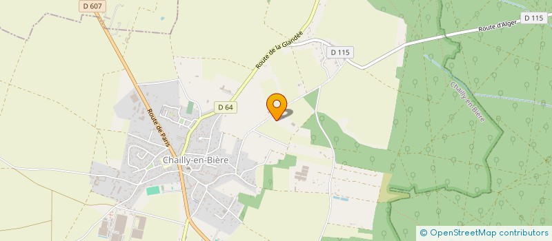 localisation de l'entreprise HIPPOCRAT à CHAILLY-EN-BIERE