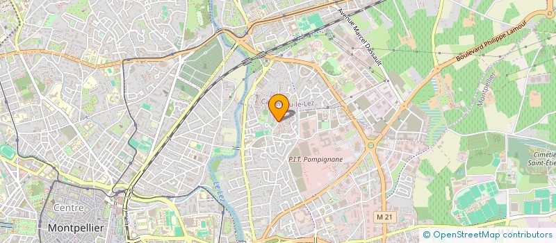 localisation de l'entreprise HIPPOCRATE  MONTPELLIER