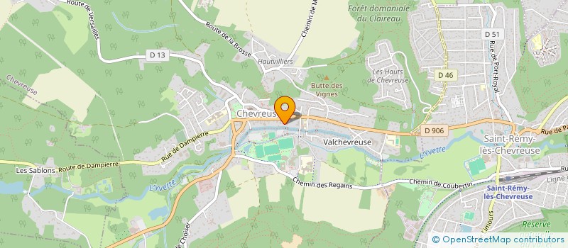 localisation de l'entreprise HIPPOCRATE  CHEVREUSE