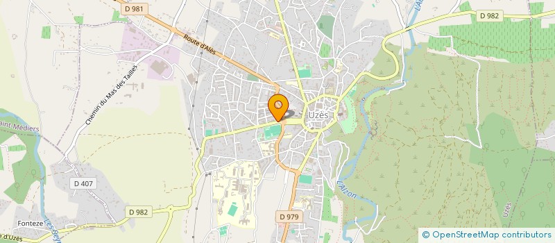 localisation de l'entreprise HIPPOCRATE  UZES