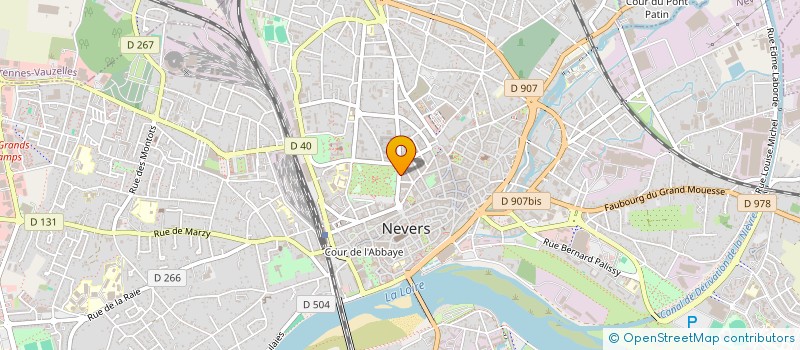 localisation de l'entreprise HIPPOCRATE à NEVERS