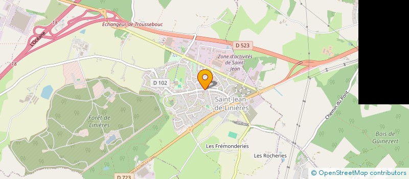 localisation de l'entreprise HIPPOCRATE LES 2L  SAINT-LEGER-DE-LINIERES