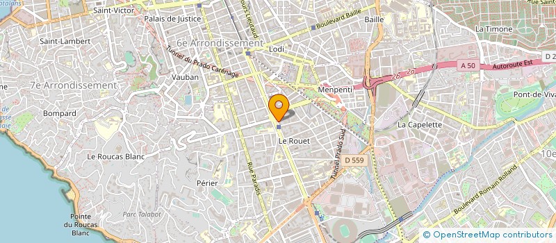 localisation de l'entreprise HIPPOCRATUS à MARSEILLE