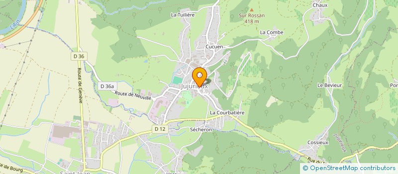 localisation de l'entreprise HIPPOCRENE à JUJURIEUX