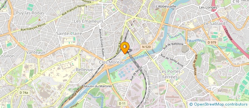 localisation de l'entreprise HIPPOCUP 2017 à LIMOGES