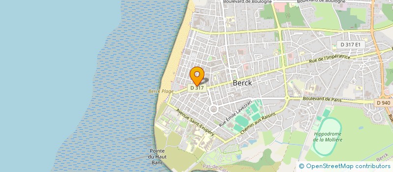 localisation de l'entreprise HIPPODECO à BERCK