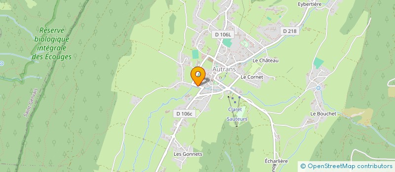localisation de l'entreprise HIPPOK'HAN à AUTRANS-MEAUDRE EN VERCORS