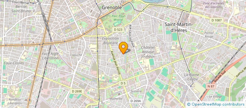 localisation de l'entreprise HIPPOKRATE  GRENOBLE