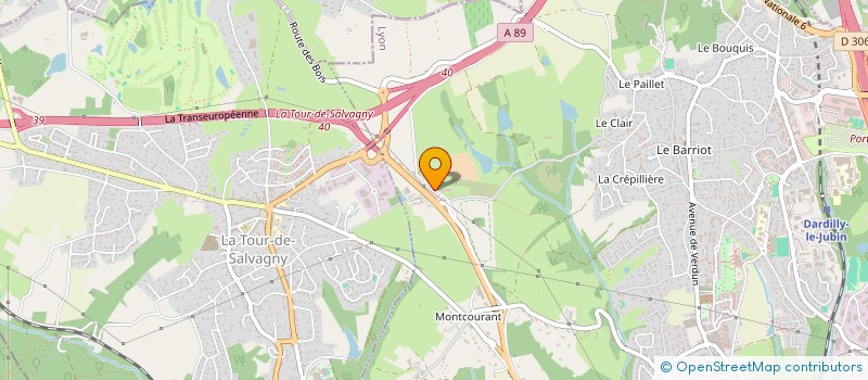 localisation de l'entreprise HIPPOLIS  DARDILLY