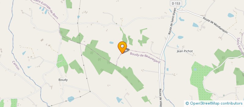 localisation de l'entreprise HIPPOLYTE  BOUDY DE BEAUREGARD