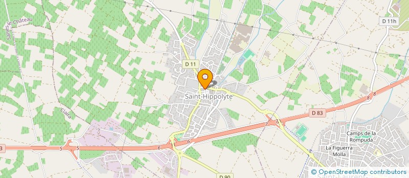 localisation de l'entreprise HIPPOLYTE  SAINT-HIPPOLYTE