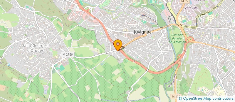 localisation de l'entreprise HIPPOLYTE  JUVIGNAC