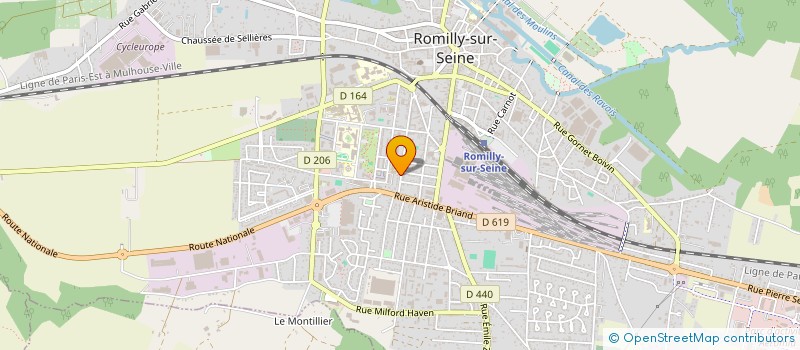 localisation de l'entreprise HIPPOLYTE  ROMILLY-SUR-SEINE